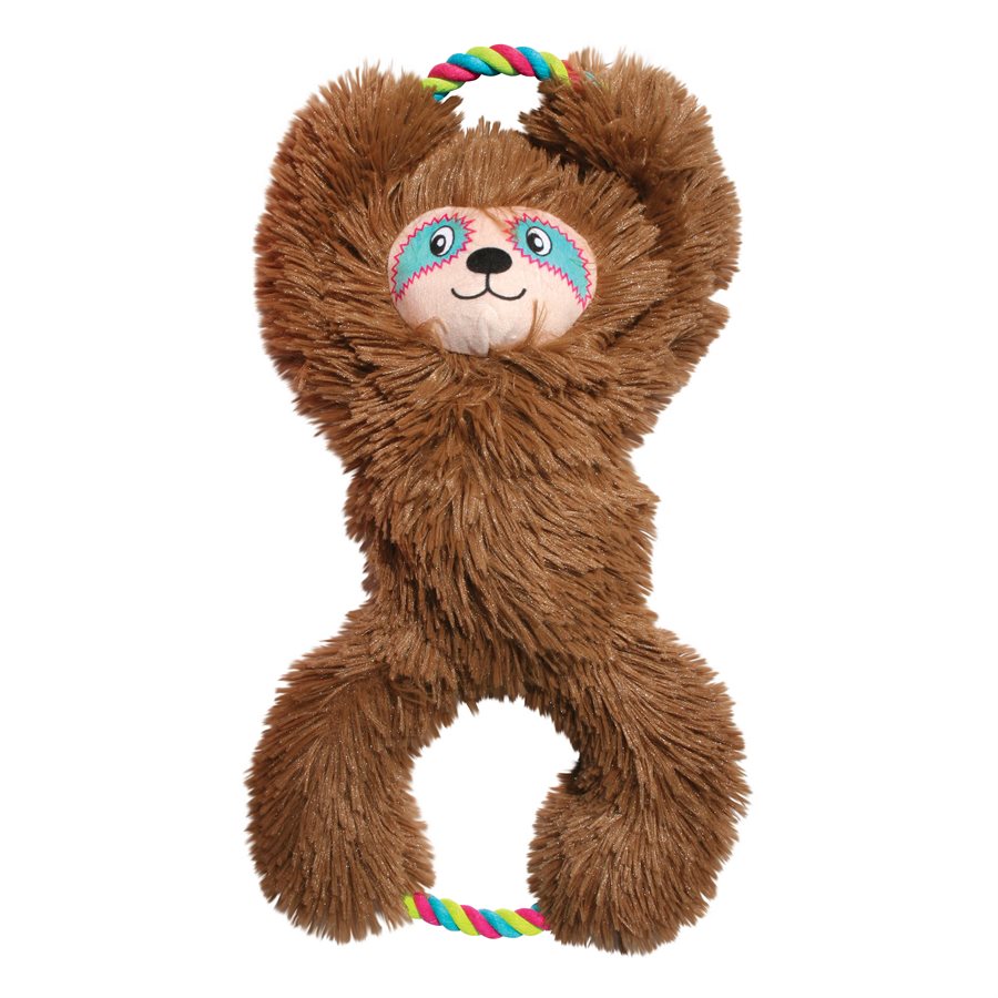 Kong Tuggz Dog Toy Sloth  Dog Toys  | PetMax Canada