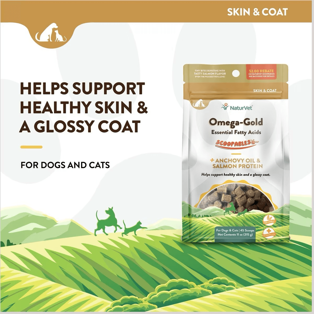 Naturvet Dog & Cat Scoopables Omega Gold - Default Title - Health Care - Naturvet - PetMax Canada