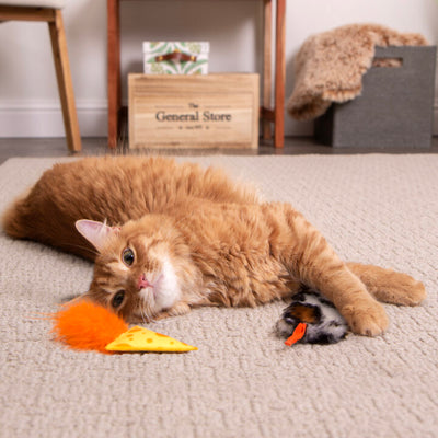 Instincts Cat Mouse N Mate Refillable Mouse With HappyNip