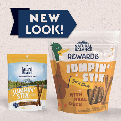 Natural Balance Rewards Jumpin' Stix With Real Duck Dog Treats - 113g - Dog Treats - Natural Balance - PetMax Canada