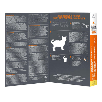 Praventa for Small Cats 2.3-4Kg - 3 Tubes - Flea & Tick Topical Applications - Praventa - PetMax Canada