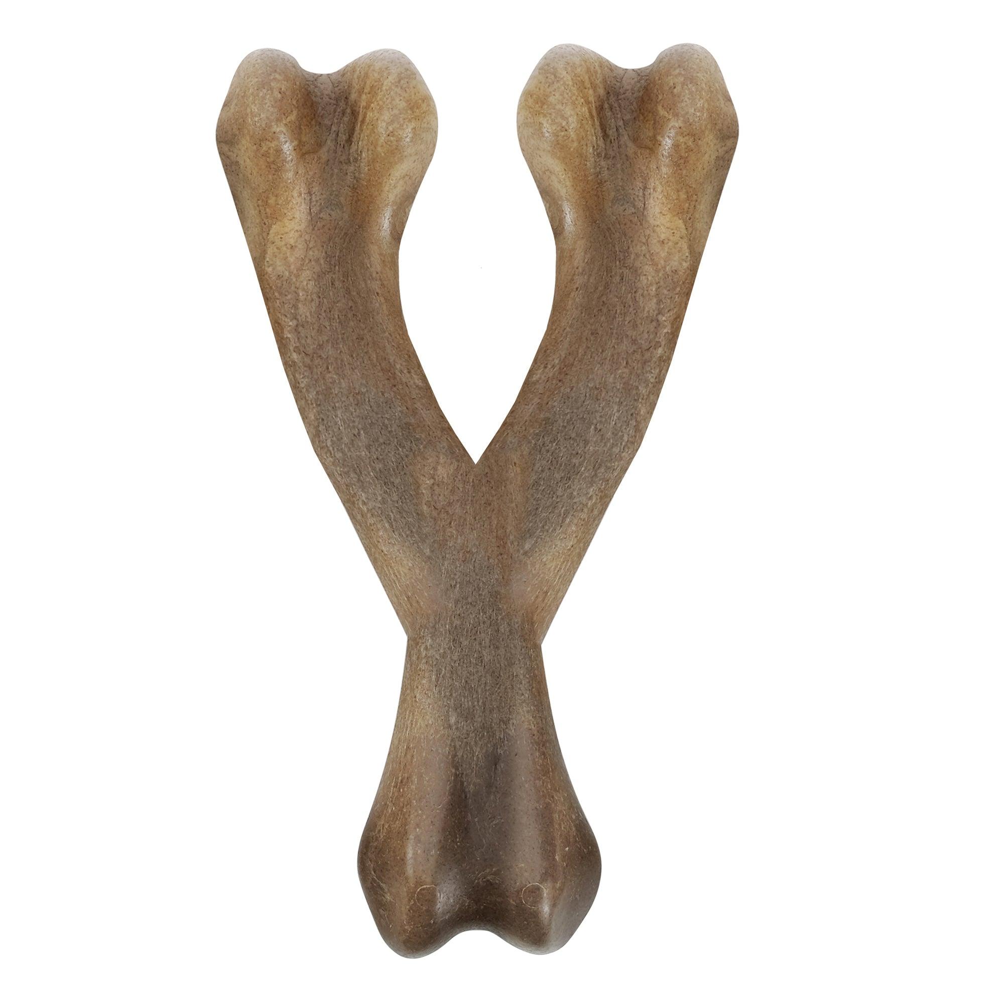 Nosh Strong Wishbone Chew Bacon Flavour - Small - Nylon - Nosh Bones - PetMax Canada