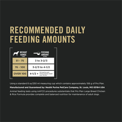 Purina Pro Plan Santé des articulations Nourriture pour chiens de grande race Formule poulet et riz