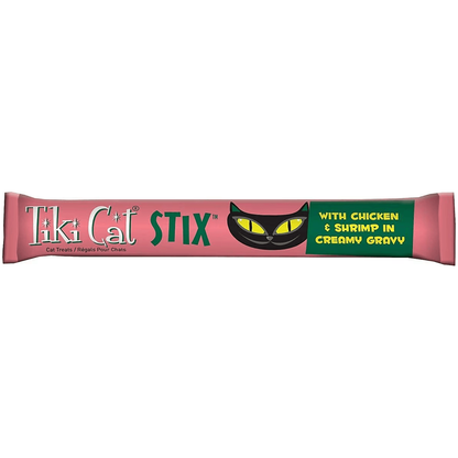 Tiki Cat Treats Stix Chicken & Shrimp - 6 Pack - Cat Treats - Tiki Cat - PetMax Canada