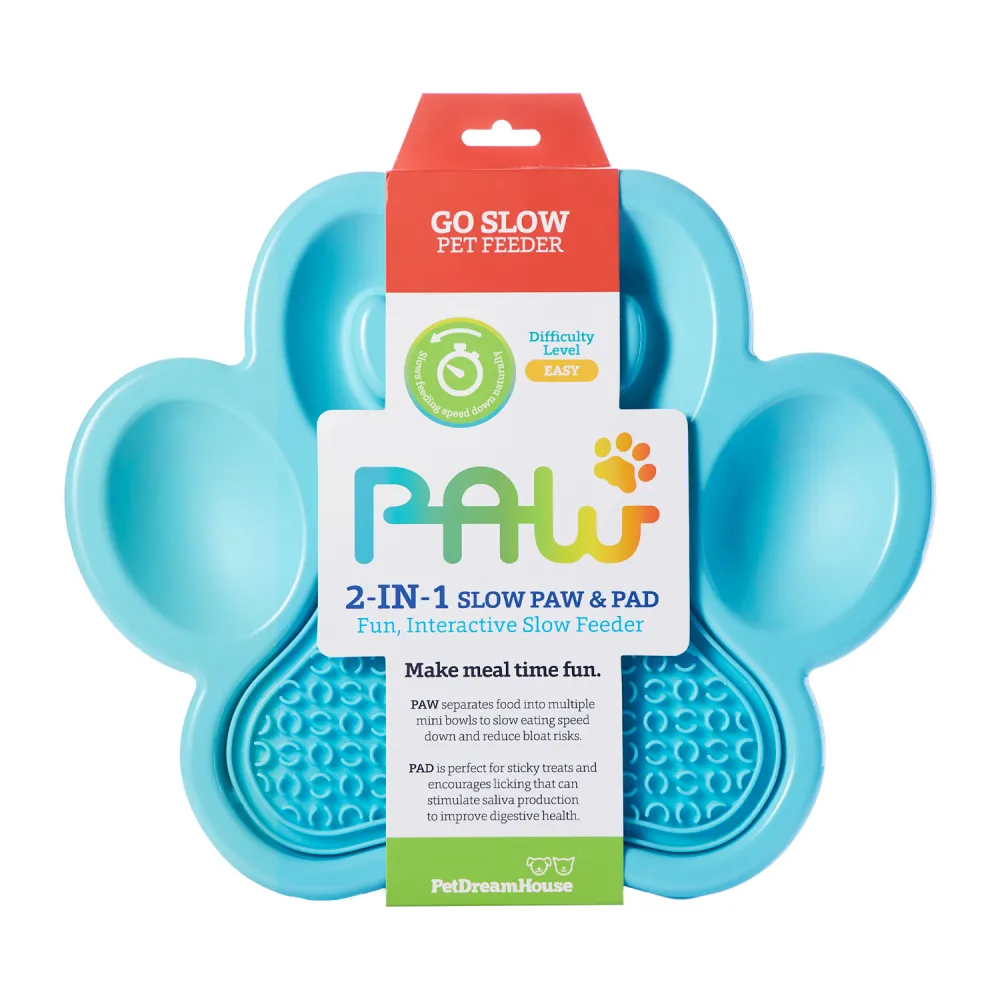 PetDreamHouse 2 In 1 Lick Pad With Slow Feeder Plate