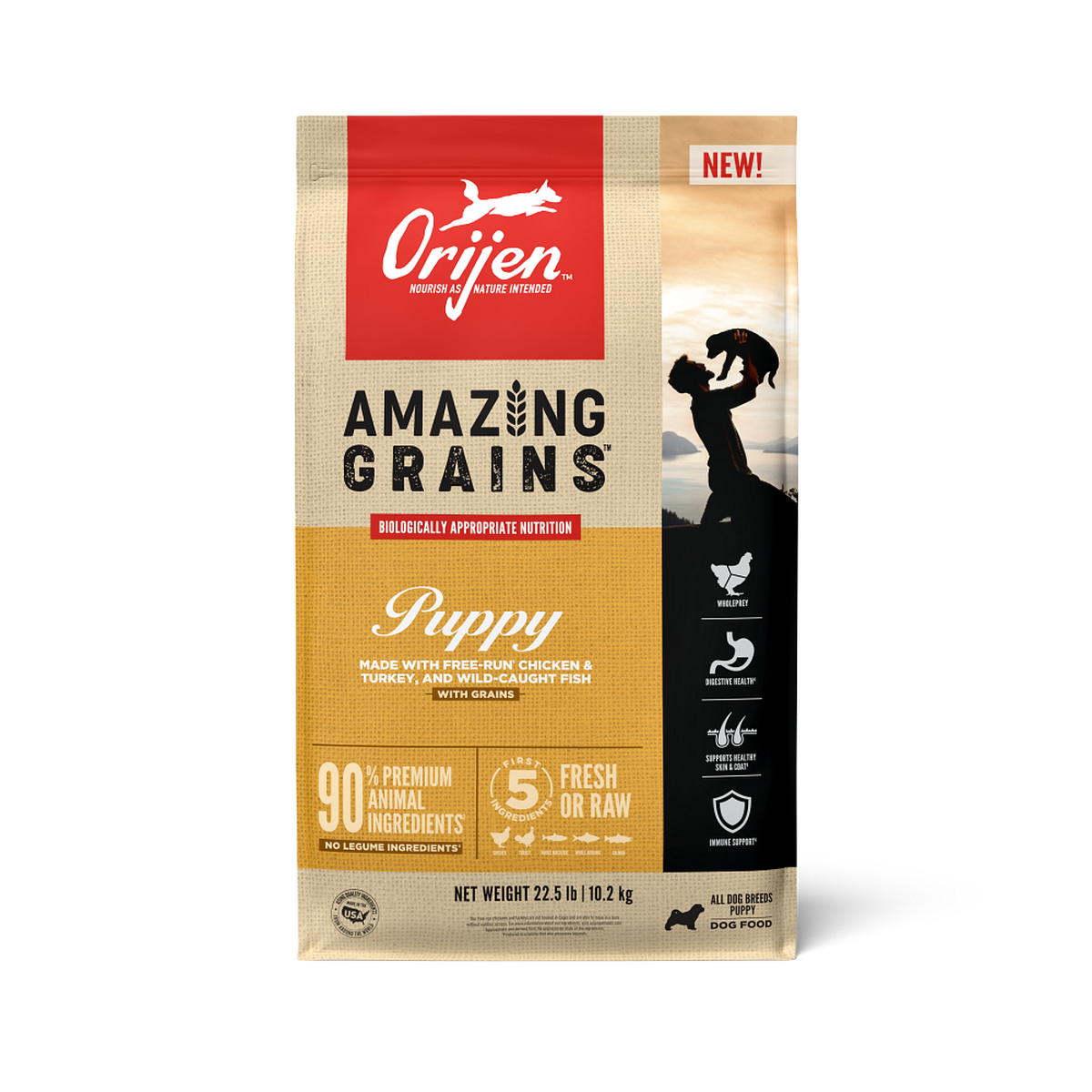 Orijen Amazing Grains Puppy Dry Food Recipe