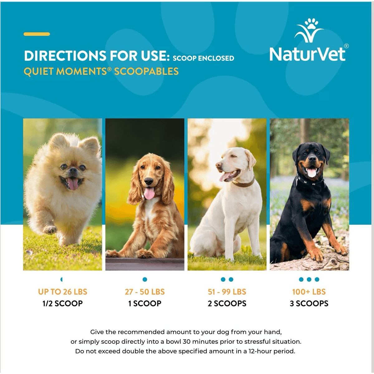 NaturVet Scoopables Quiet Moments Calming Aid Dog Supplement - Default Title - Health Care - Naturvet - PetMax Canada