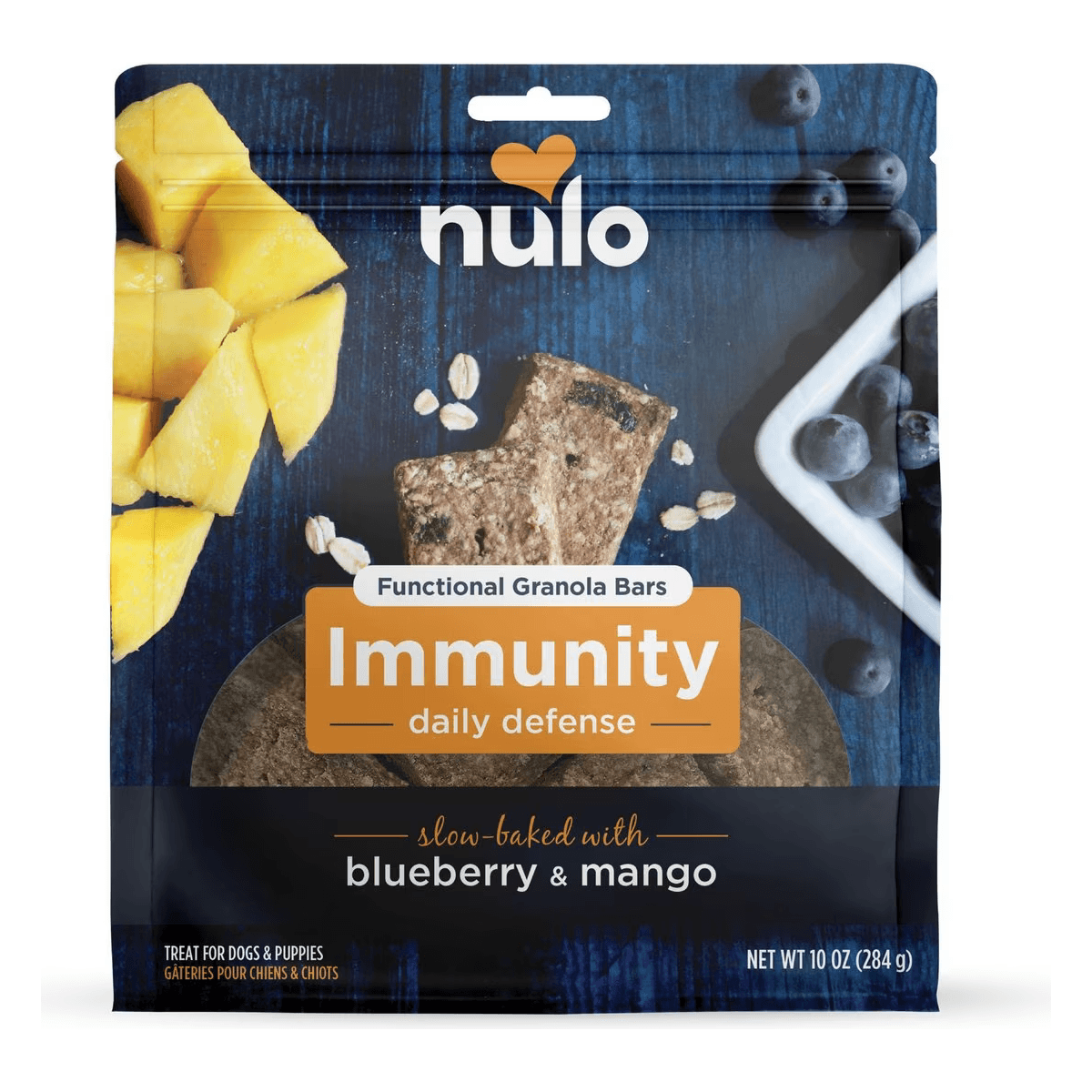 Nulo Functional Granola Immunity Daily Defence Dog Treats  Dog Treats  | PetMax Canada