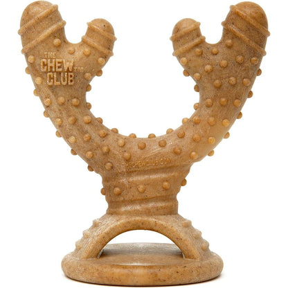 The Chew Club Powerbone Dog Chew Nylon & Bamboo Chew Antler - 5.5" - Nylon - Powerbone - PetMax Canada