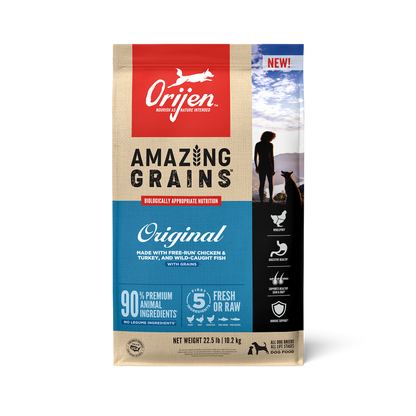 Orijen Amazing Grains Original Dry Dog Food Recipe