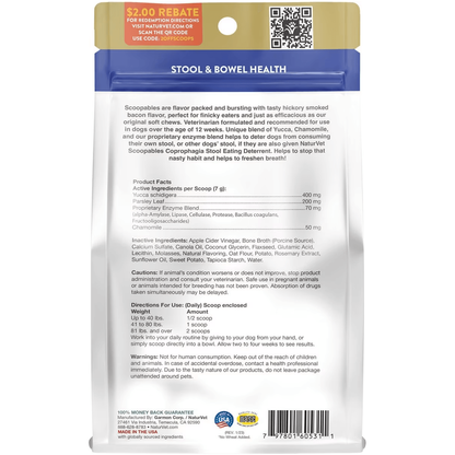 NaturVet Dog Scoopables Coprophagia - Default Title - Health Care - Naturvet - PetMax Canada