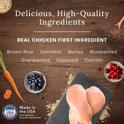 Blue Buffalo Wilderness More Meat & Wholesome Grains Natural Dry Dog Food Large Breed Puppy Chicken - 10.9 Kg - Dog Food - Blue Buffalo - PetMax Canada