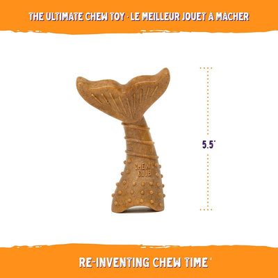 The Chew Club Powerbone Dog Chew Nylon & Bamboo Chew Twist Tail - 6" - Nylon - Powerbone - PetMax Canada