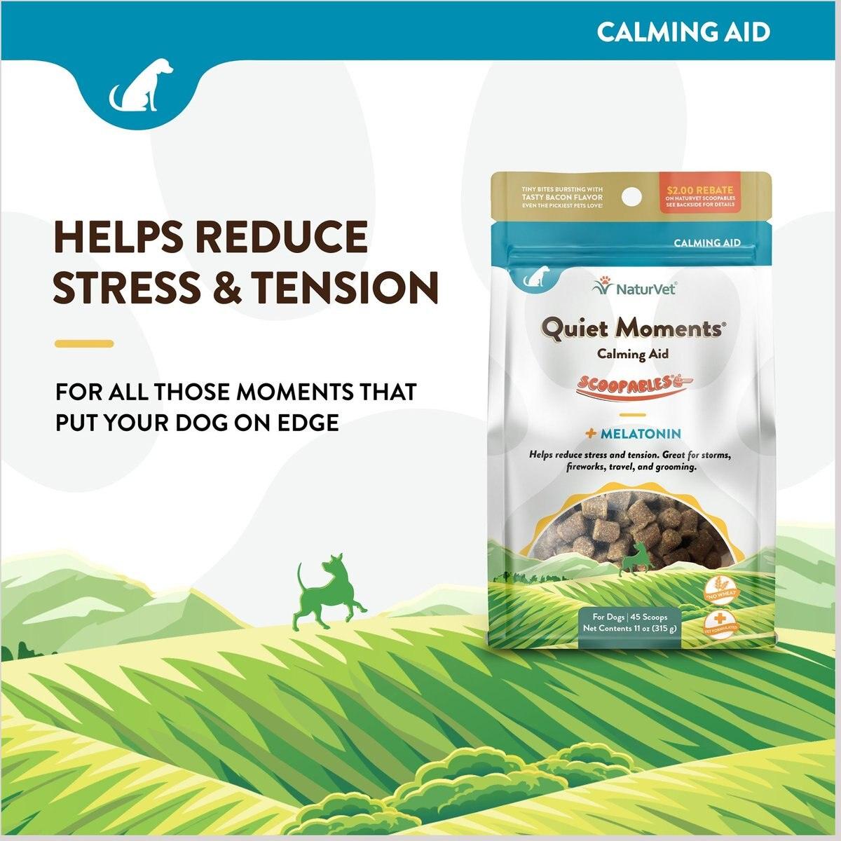 NaturVet Scoopables Quiet Moments Calming Aid Dog Supplement - Default Title - Health Care - Naturvet - PetMax Canada