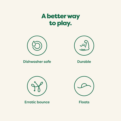 Earth Rated Rubber Fetch Chew Dog Toy - Small - Dog Toys - Earth Rated - PetMax Canada