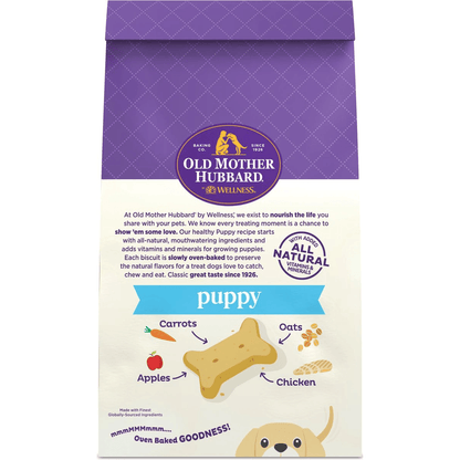 Old Mother Hubbard Classic Puppy Natural Mini Oven-Baked Biscuits Dog Treats - Mini - 567g - Dog Treats - Old Mother Hubbard - PetMax Canada