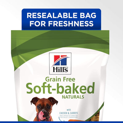 Hills Grain Free Soft-Baked Naturals Dog Treats with Chicken & Carrots