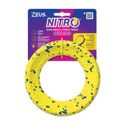 Zeus Nitro Weighted Ring With Rubber Core Dog Toy