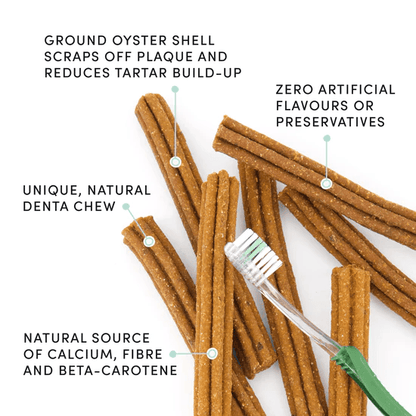Crumps Naturals Plaque Busters Bacon Dog Treats - 140g - Dog Treats - Crump's Naturals - PetMax Canada