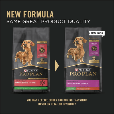 Purina Pro Plan Small Breed Adult Sensitive Skin & Stomach Formula Dry Dog Food - 1.81 Kg - Dog Food - Purina Pro Plan - PetMax Canada