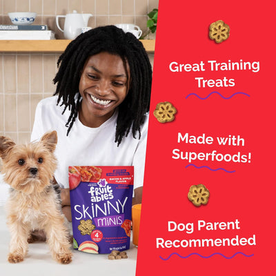 Fruitables Skinny Minis Dog Treats Apple & Bacon