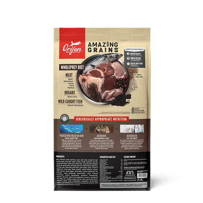 Orijen Amazing Grains Regional Red Dry Food Recipe