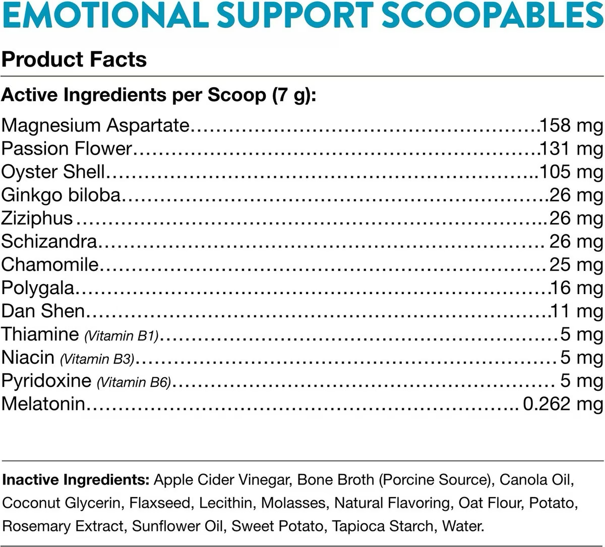NaturVet Scoopables Emotional Support Daily Calming Aid Dog Supplement  Health Care  | PetMax Canada