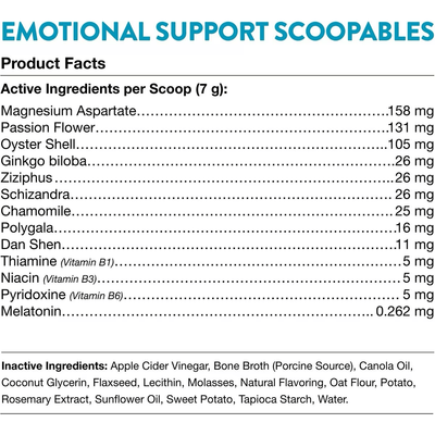 NaturVet Scoopables Emotional Support Daily Calming Aid Dog Supplement - Default Title - Health Care - Naturvet - PetMax Canada