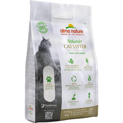 Almo Nature Unscented Clumping Plant-Based Grass Cat Litter - 2.27 Kg - Cat Litter - Almo Nature - PetMax Canada