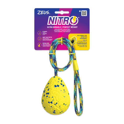 Zeus Nitro Weighted Slinger With Rope Dog Toy