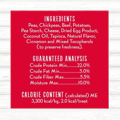 Charlee Bear Dog Treats Grain Free Beef & Cheese - 8 oz - Dog Treats - Charlee Bear - PetMax Canada