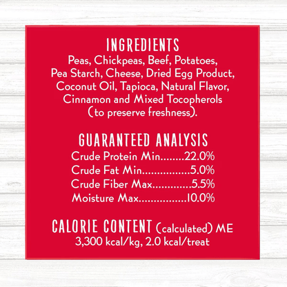 Charlee Bear Dog Treats Grain Free Beef & Cheese - 8 oz - Dog Treats - Charlee Bear - PetMax Canada