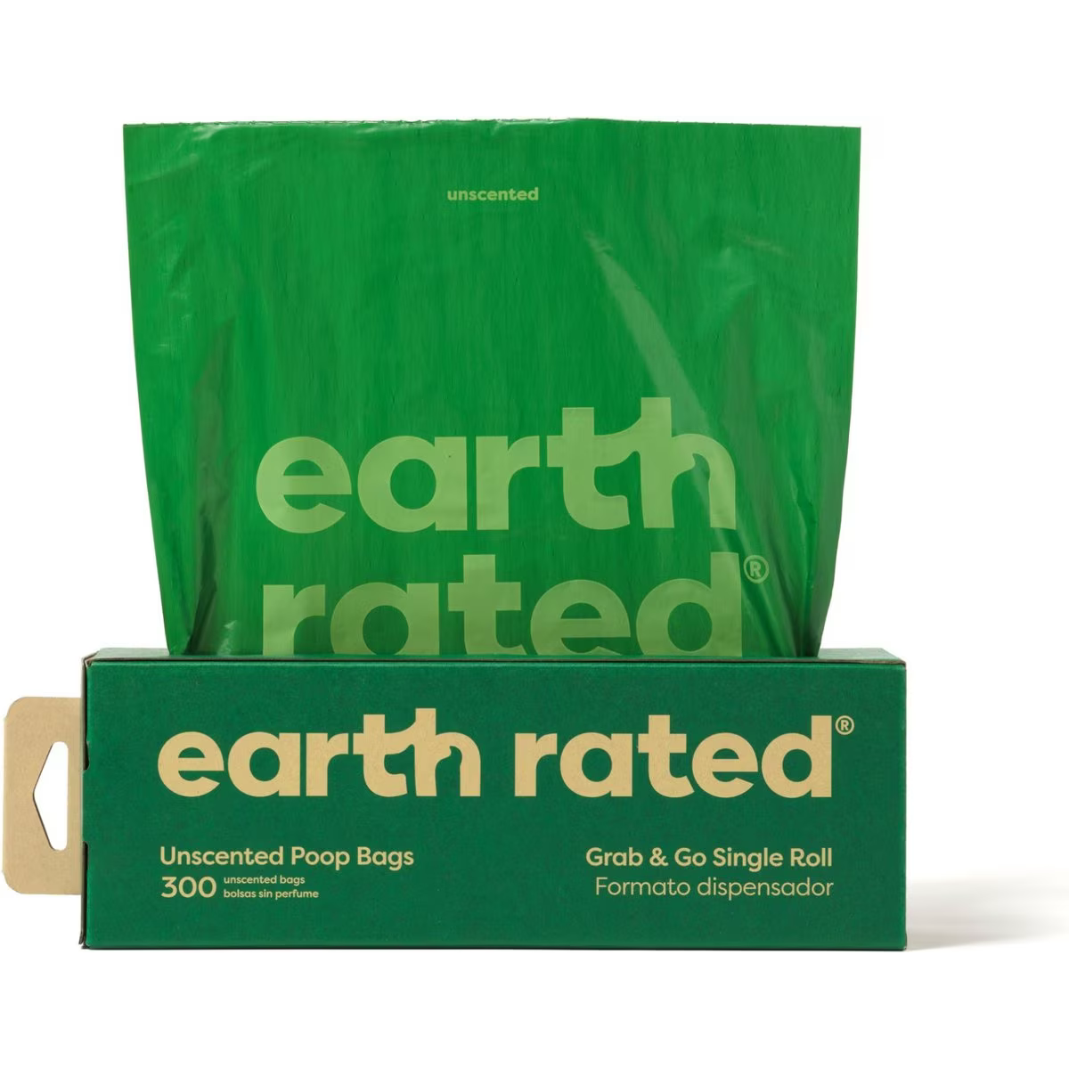 Earth Rated 300 Unscented Dog Waste Bags on a Single Roll 300 Bags Waste Management 300 Bags | PetMax Canada