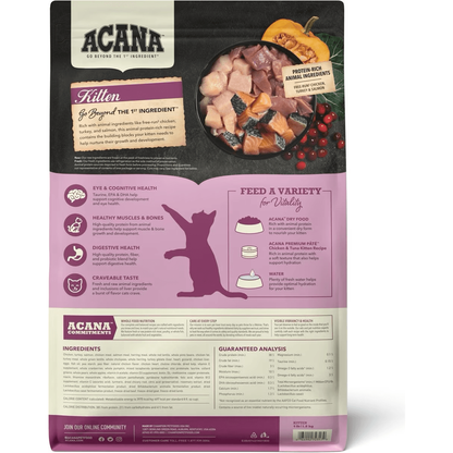 Acana Highest Protein Grain-Free Dry Kitten Food - 1.8 Kg - Cat Food - Acana - PetMax Canada