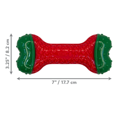 Kong Holiday Core Strength Bone Dog Toy