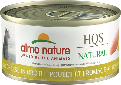 Almo Nature HQS Natural Chicken & Cheese Adult Grain-Free Canned Cat Food  Canned Cat Food  | PetMax Canada