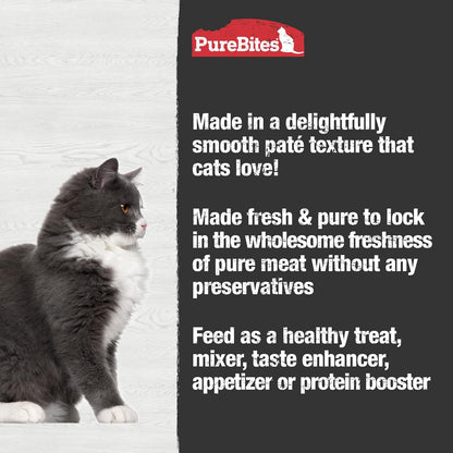 PureBites 100% Pure Chicken Pate Cat Treat