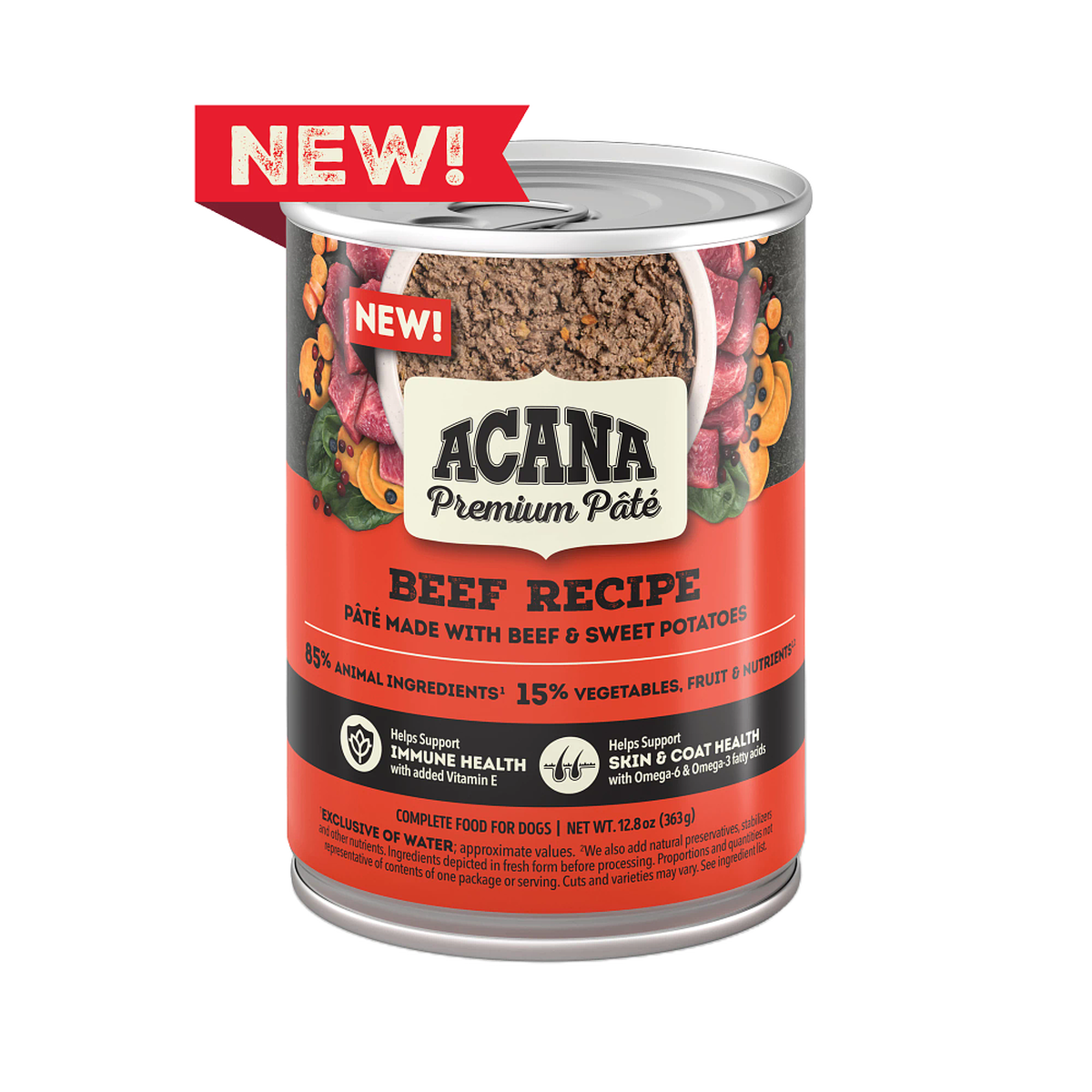 Acana Premium Pate Beef Wet Dog Food Recipe