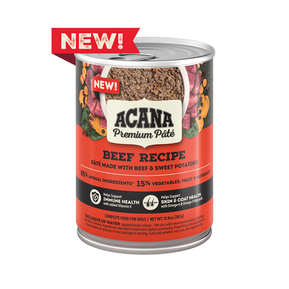 Acana Premium Pate Beef Wet Dog Food Recipe