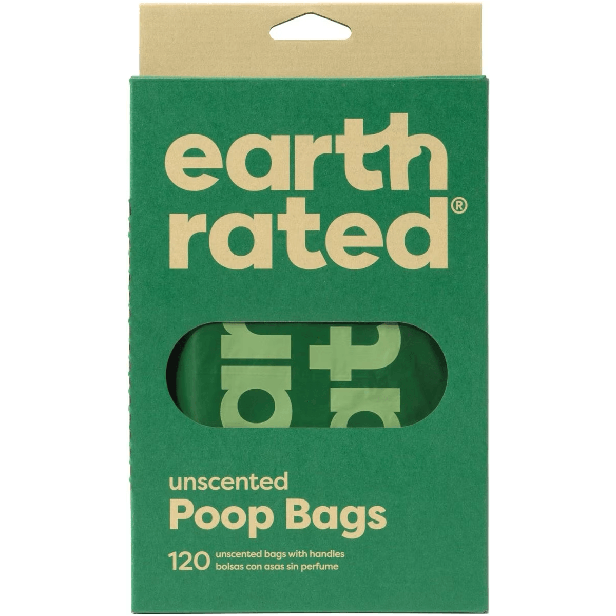 Earth Rated Unscented Easy-tie Handle Bags - 120 Bags - Waste Management - Earth Rated - PetMax Canada