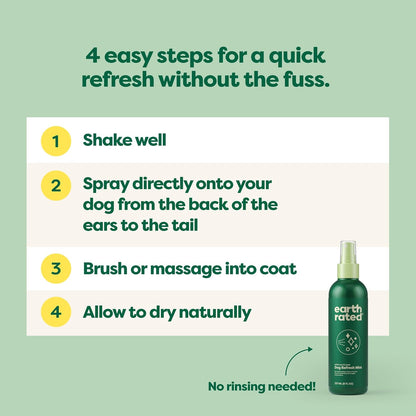 Earth Rated Deodorizing & Odor-Eliminating Spray for Dogs & Puppies White Tea & Basil Scent