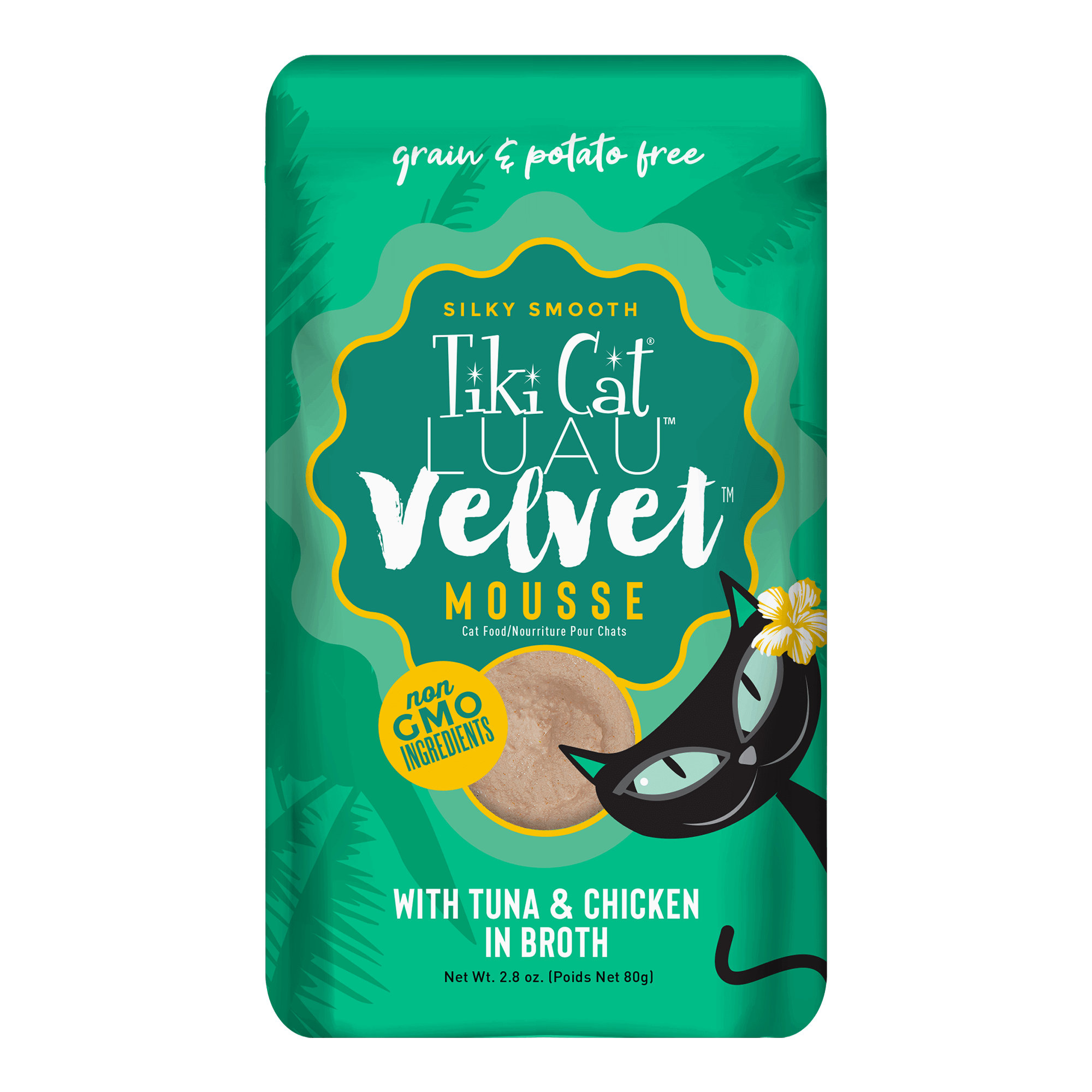 Tiki Cat Pouch Velvet Mousse Tuna & Chicken In Broth