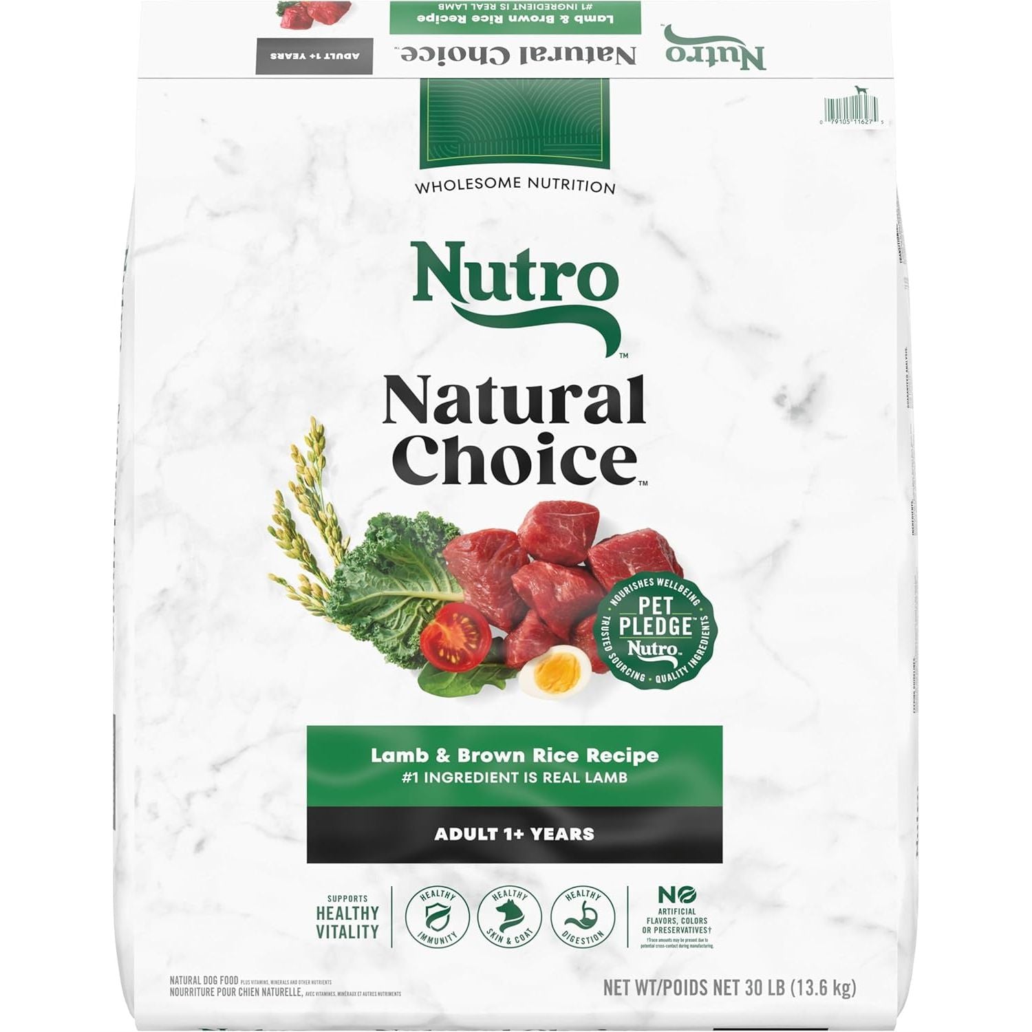 Nutro Wholesome Essentials Nourriture pour chiens adultes Agneau et riz