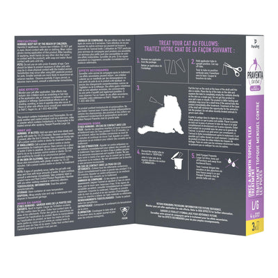 Praventa for Large Cats 4Kg+ - 3 Tubes - Flea & Tick Topical Applications - Praventa - PetMax Canada