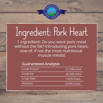 Shepherd Boy Farm Freeze Dried Pork Hearts