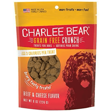 Charlee Bear Dog Treats Grain Free Beef & Cheese - 8 oz - Dog Treats - Charlee Bear - PetMax Canada