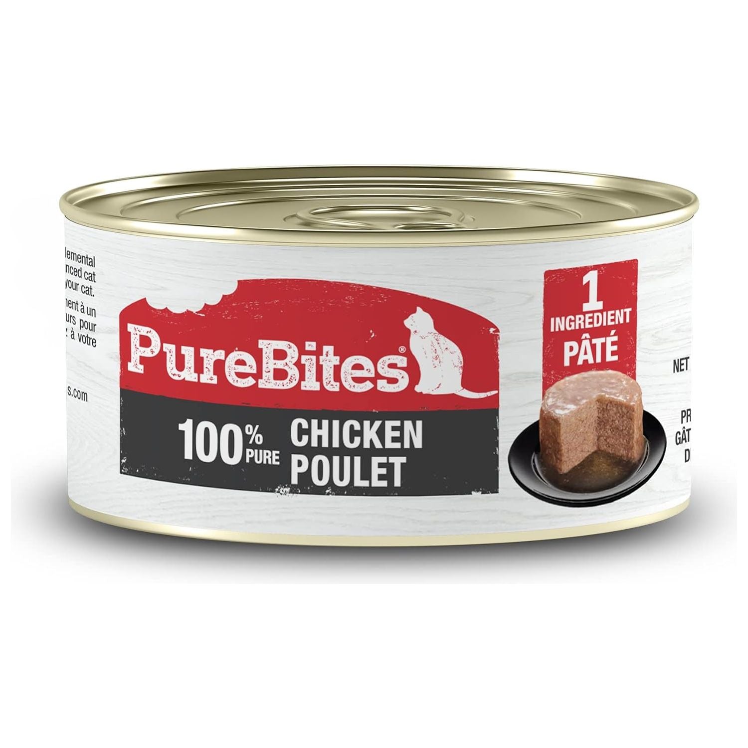 PureBites 100% Pure Chicken Pate Cat Treat