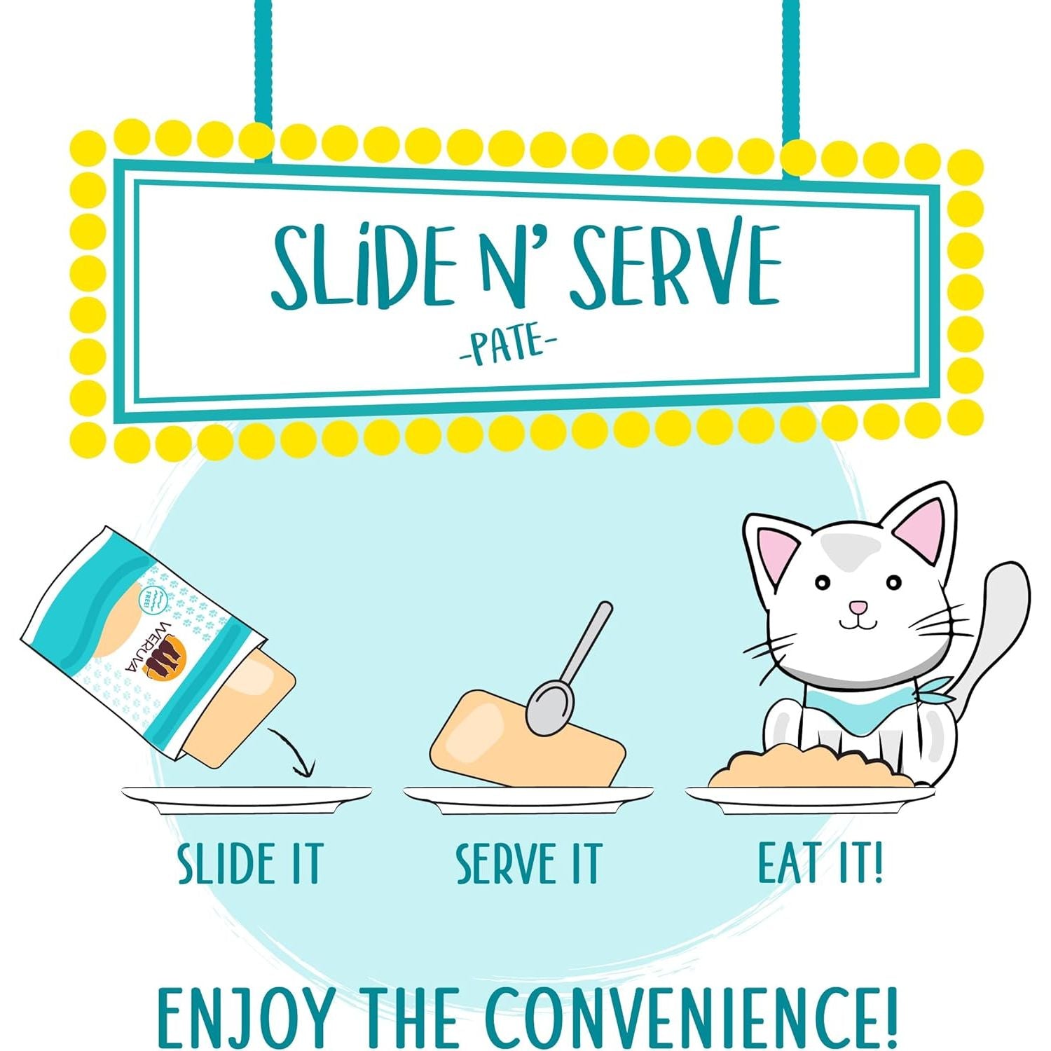 Weruva The Showcase Chowdown Slide N' Serve Paté Wet Cat Food