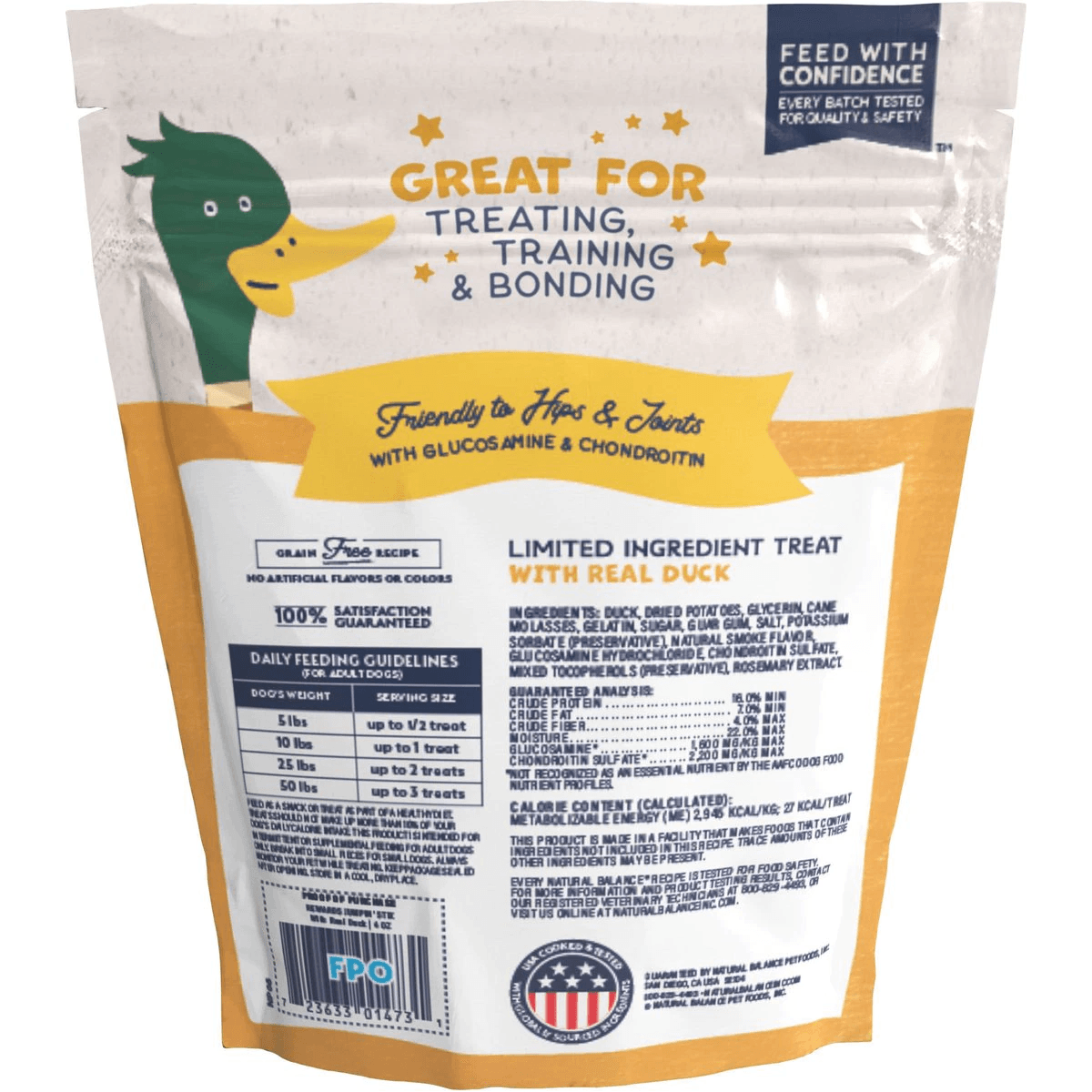 Natural Balance Rewards Jumpin' Stix With Real Duck Dog Treats - 113g - Dog Treats - Natural Balance - PetMax Canada