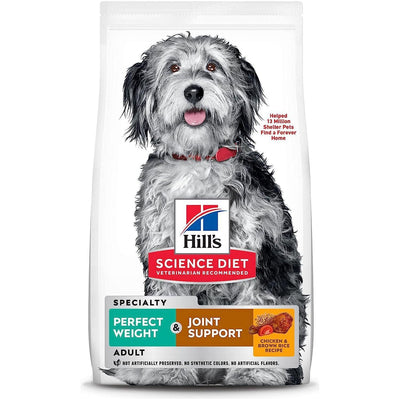 Hill's Science Diet Adult Perfect Weight & Joint Support Chicken Recipe Dry Dog Food  Dog Food  | PetMax Canada